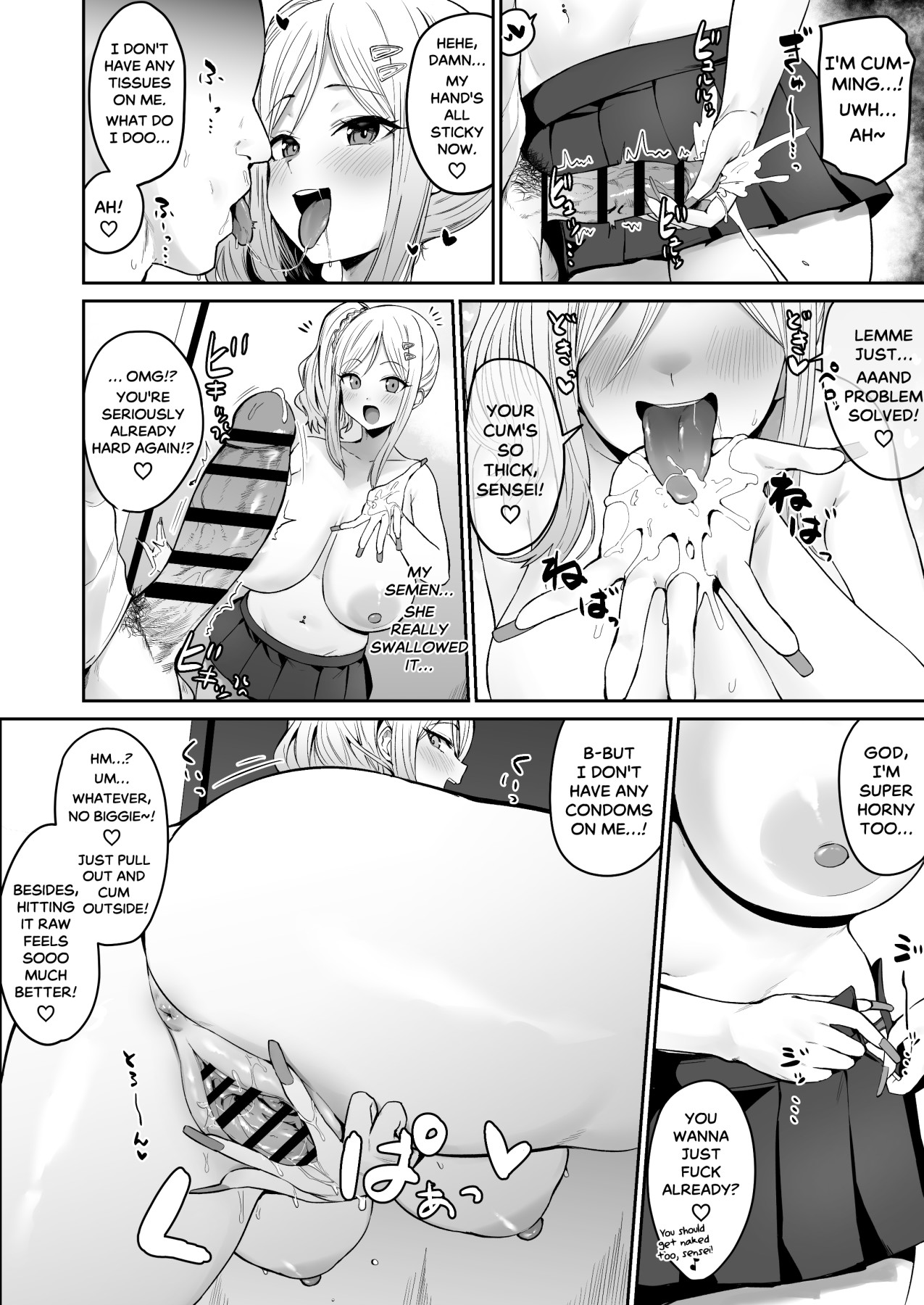 Hentai Manga Comic-Down Bad for a Gyaru-Read-3